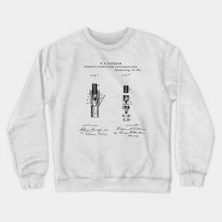 Machine for Telegraph Cables Vintage Patent Hand Drawing Crewneck Sweatshirt